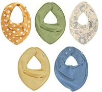 Pippi Baby Halstuch 5er Pack Dreieckstücher (Leo-5er-Mix)