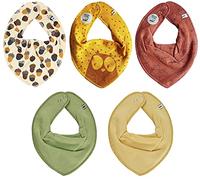 Pippi Baby Halstuch 5er Pack Dreieckstücher (Waldtiere-5er-Mix)