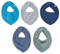 Pippi Halstuch 5er Pack Baby Dreieckstücher Halstücher SPARPACK (All Cool Waters)