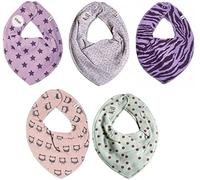 Pippi Halstuch 5er Pack Baby Dreieckstücher Halstücher SPARPACK (Girls Ballon)