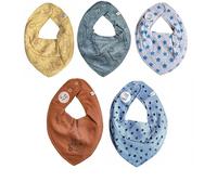 Pippi Halstuch 5er Pack Baby Halstücher SPARPACK Dreieckstücher (*Bubbles Mix)
