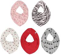 Pippi Halstuch 5er Pack Baby Halstücher SPARPACK Dreieckstücher (*Kirschen -Mix)