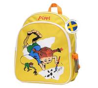 Pippi Langstrumpf Reisetasche - Gelber Kinder Koffer - Rucksack für Mädchen und Jungen - Kunststoff und Polyester - Alter 3+