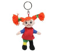 PIPPI LANGSTRUMPF Schlüsselanhänger Kinder (16 cm), süße Pippi Langstrumpf Puppe als Kuscheltier Schlüsselanhänger Tasche, Taschen Anhänger für Rucksack, Offiziell lizenziert aus Schweden