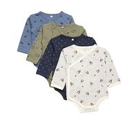 PIPPI Unisex Baby Body Wrap AO-printed (4-pack) Formender Body, 74