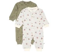 Pippi Babywear Kinder Schlafanzug Nightsuit-zipper (2-pack) Deep Lichen Green-80