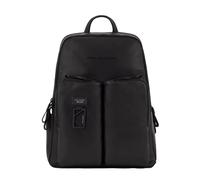 Piquadro Harper Backpack 3869 RFID in Nero (22 Liter), Rucksack / Backpack