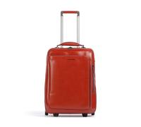 Piquadro 2-Rollen Trolley orange, Leder, 38 x 51 x 23cm