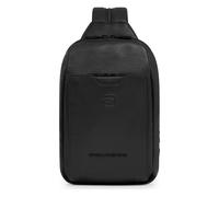 Piquadro Ael Sling Bag Leder 27 cm schwarz