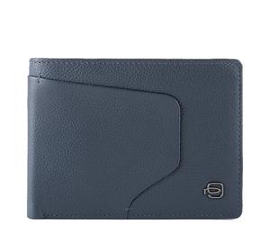 Piquadro Akron - Herrengeldbörse 4cc 13 cm (blue)