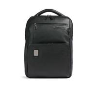 Piquadro Akron Rucksack Leder 41 cm Laptopfach schwarz (CA5105AO-N) schwarz