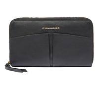 PIQUADRO Ashley Zip Around Women's Wallet RFID Black