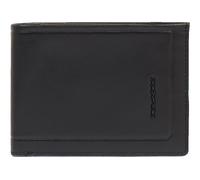 Herren Ledergeldbörse mit Münzfach Piquadro Atlas, schwarz - Farb-Varianten: Schwarz