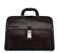 Arzttasche Piquadro glattes Kalbsleder Blue Square - CA2007B2