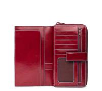 Piquadro B2 Leder Geldbörsen für Frauen rot - Farb-Varianten: Rot