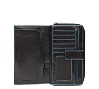 Piquadro B2 Leder Geldbörsen für Frauen schwarz - Farb-Varianten: Schwarz