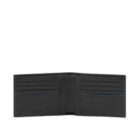 Piquadro B2 Revamp Geldbörse Herren mit Kreditkartenfächern und RFID-Blocker, schwarz - Farb-Varianten: Schwarz