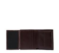 Piquadro B2 Revamp kleine vertikale Geldbörse mit Münzfach, dunkelbraun - Farb-Varianten: Dunkel Braun