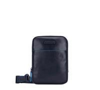 Piquadro Blue Square Revamp Umhängetasche Leder 17 cm night blue (CA5944B2V-BLU) blau