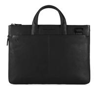 Piquadro Black Square Aktentasche Leder 42 cm Laptopfach nero (CA4021B3-N) schwarz