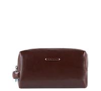 Piquadro Blue Square Kulturbeutel Leder 25 cm rot