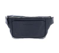Piquadro Black Square Gürteltasche blaugrau, Leder, Herren