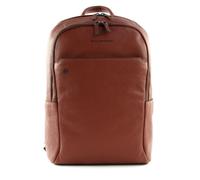 PIQUADRO Black Square Computer Backpack L Cuoio Tabacco