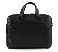 PIQUADRO Black Square Computer Briefcase Black