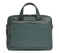 PIQUADRO Black Square Computer Briefcase GreenGreen