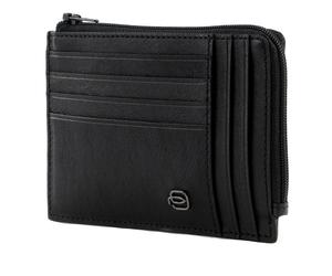 PIQUADRO Black Square Credit Card Holder RFID Nero
