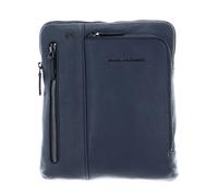 PIQUADRO Black Square Crossbody Bag Blu Oceano