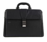 PIQUADRO Black Square Doctor´s Bag Nero