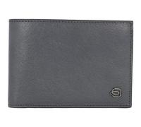PIQUADRO Black Square Men's Wallet Flip Up ID Window Blu Oceano