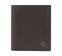 Piquadro Black Square Geldbörse RFID Schutz Leder 8.5 cm braun