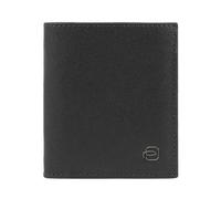 Piquadro Black Square Geldbörse RFID Schutz Leder 8.5 cm schwarz