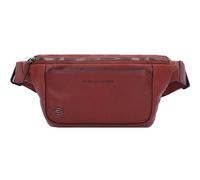 Piquadro Black Square Gürteltasche Leder 31 cm braun