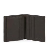 Piquadro Black square Kleine Brieftasche für Männer mit Kreditkartenfächern Dunkelbraun - Farb-Varianten: Dunkel Braun