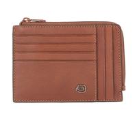 Reißverschluss-Münzbeutel mit Dokumenten Black Square braun - Farb-Varianten: Braun