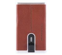 Piquadro Black Square Kreditkartenetui RFID Leder 6 cm cuoio Braun Herren