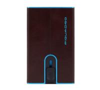 Piquadro Blue Square - Kreditkartenetui 11cc 10 cm RFID (mahogany)