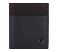 Piquadro Black Square Kreditkartenetui RFID Schutz Leder 9 cm grau