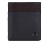 Piquadro Black Square Credit Card Holder RFID BlueDarkBrown