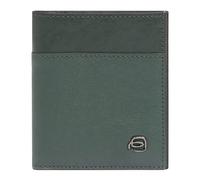 Piquadro Black Square Kreditkartenetui RFID Schutz Leder 9 cm grün