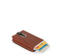 Piquadro Black Square Kreditkartenhalter mit Schiebesystem braun - Farb-Varianten: Braun