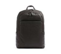 Piquadro Black Square Laptop-Rucksack dunkelbraun, Leder, Herren