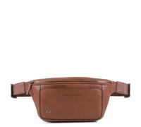 Piquadro Black Square Leder-Gürteltasche - Farb-Varianten: Braun