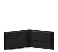 PIQUADRO Black Square Münzbörse, Einheitsgröße, Schwarz, Taglia Unica, Klassisch