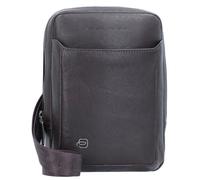 Piquadro Black Square Umhängetasche Leder 17 cm braun