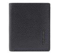 PIQUADRO Black Square Vertical Men´s Wallet with Coin Pocket RFID Black