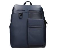 Piquadro Blauer Leder Rucksack Einheitsgröße